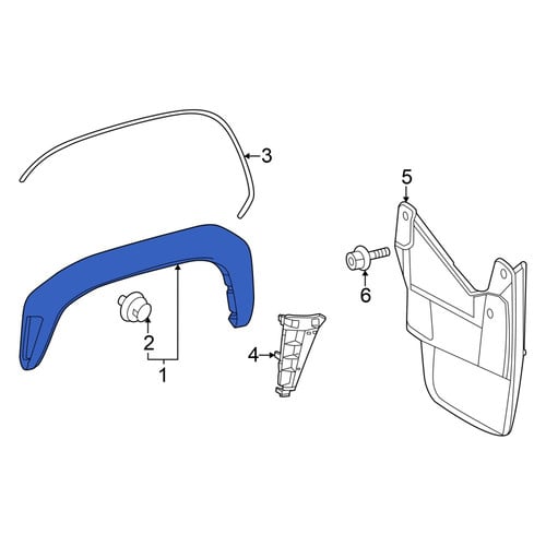 TRD Pro Body Color Molding