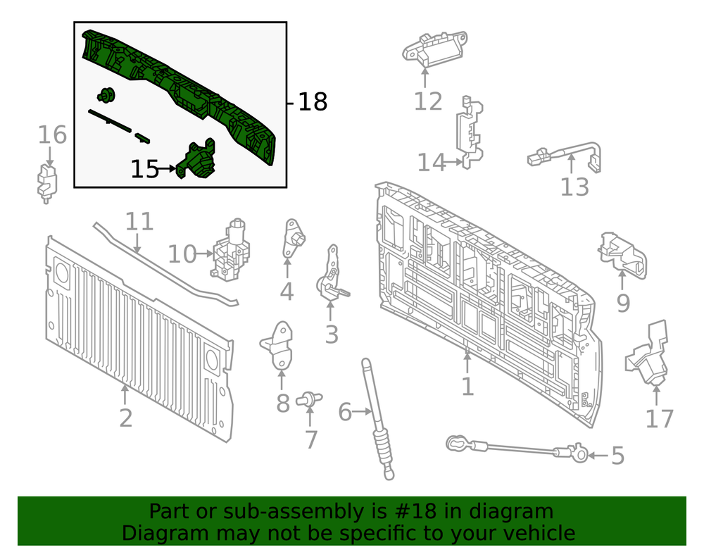 Rear Spoiler Sub-Assembly