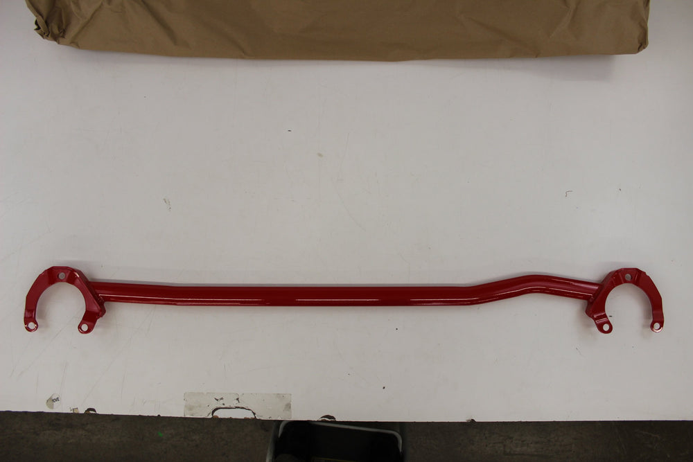 Oval Extruded Aluminum Front Strut Tower Brace, Red