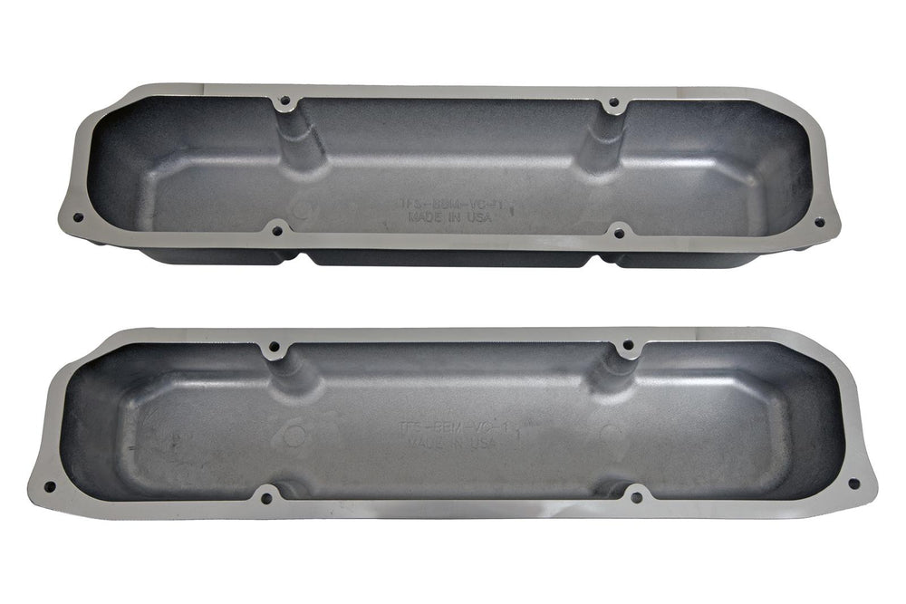 Cast Aluminum Valve Covers, 3.688" Height, Black