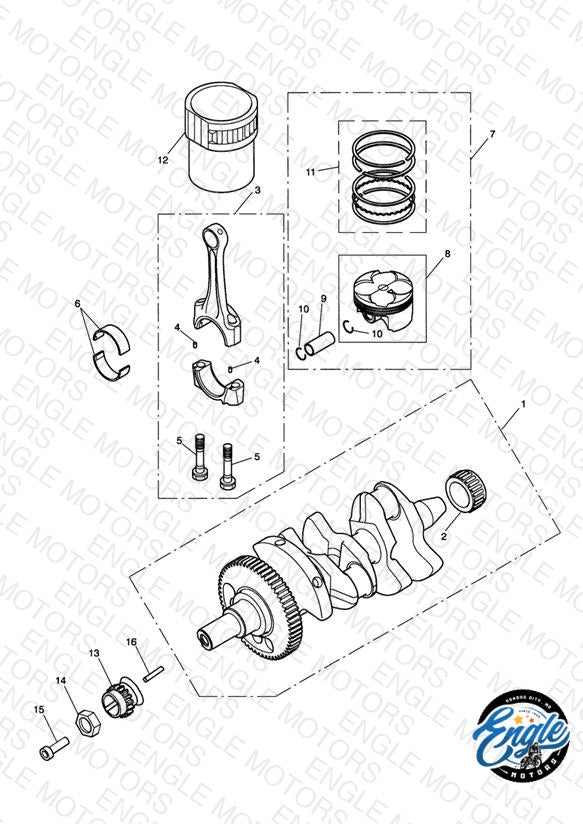 Daytona Piston Assy