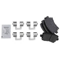 Front and Rear Ceramic Brake Pad and Rotor Kit