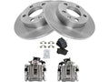 4-Piece Slotted and Drilled Brake Rotor Set