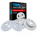 4-Piece G-Coated Performance Brake Rotor Set