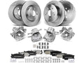 Rear Cross-Drilled and Slotted Brake Rotor Set