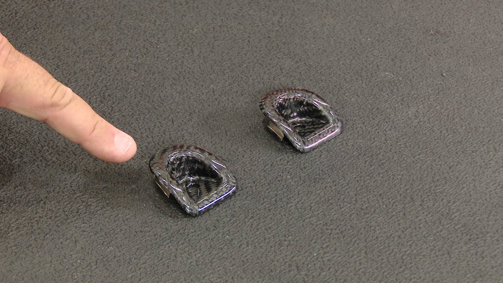 Carbon Fiber Door Lock Inserts