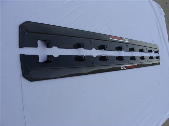 LG37 Carbon Fiber Side Skirt Splitters