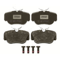 Front Disc Brake Pad Set with Accessories and Caliper Screws