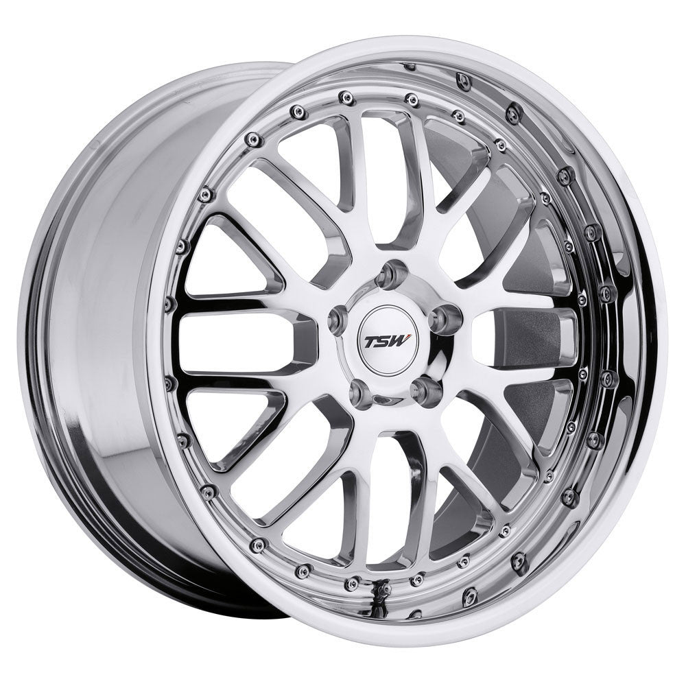 Valencia 18x8 Chrome 5x120 32mm Offset Wheel
