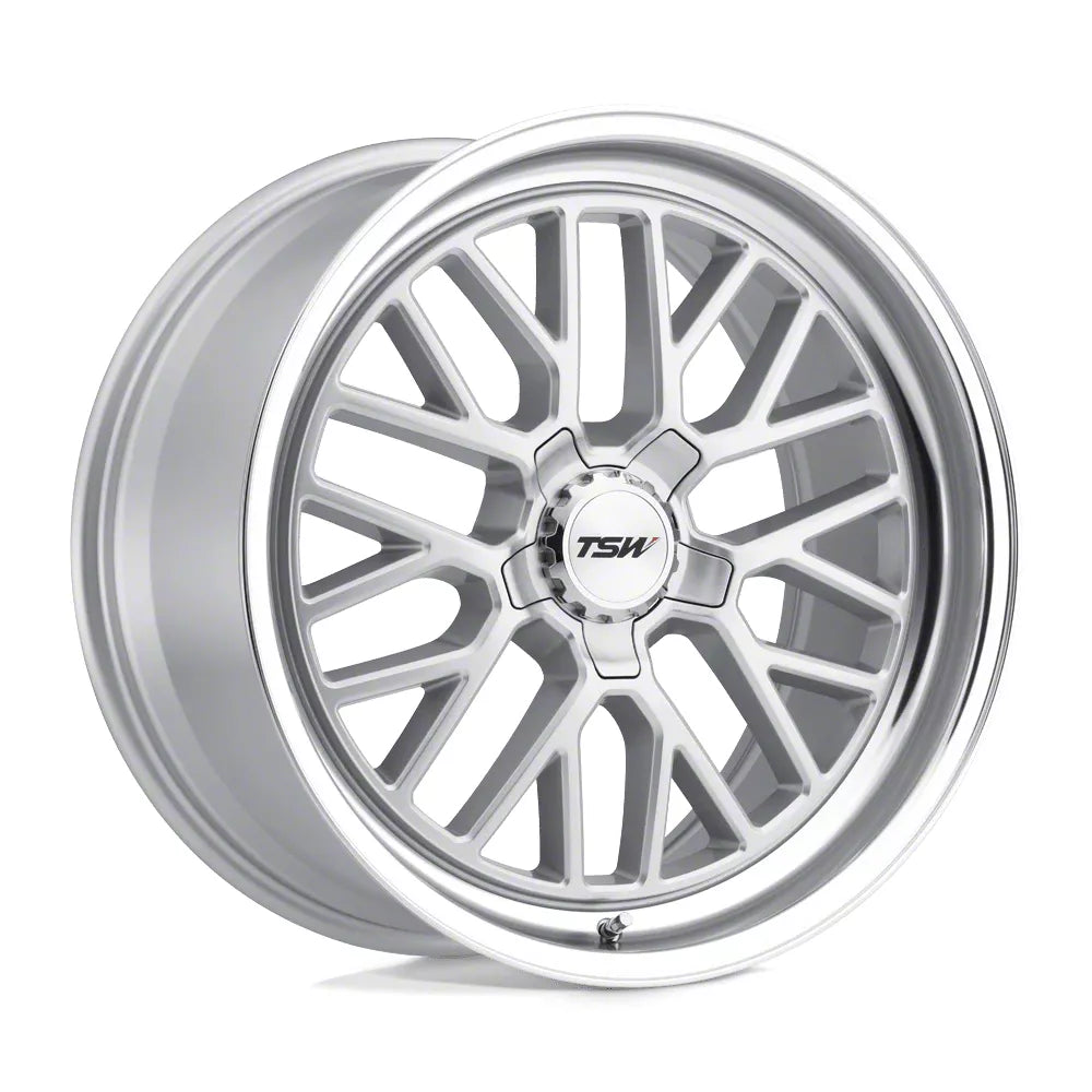 Hockenheim S 18x9.5 5x4.5 20mm Offset Silver Mirror Cut Lip Wheel