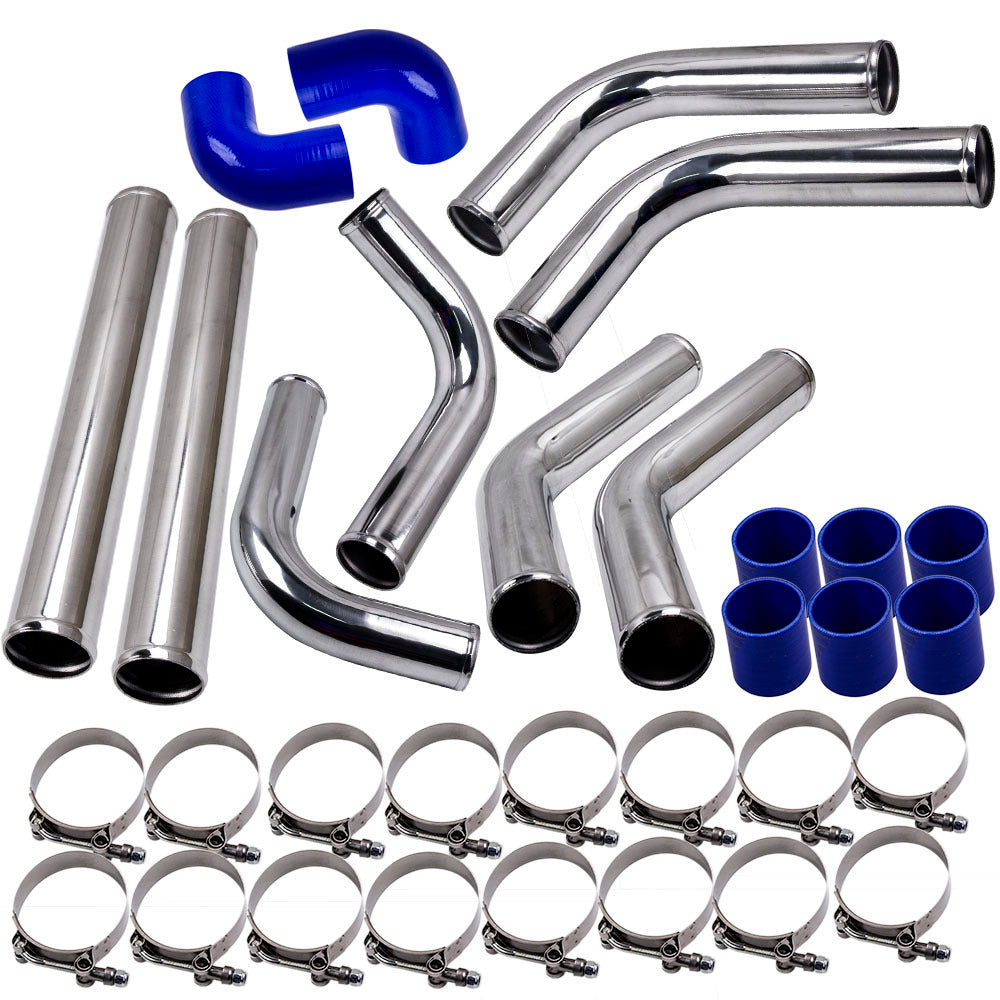2.5-Inch Intercooler Piping Kit w/ Clamps and Couplers