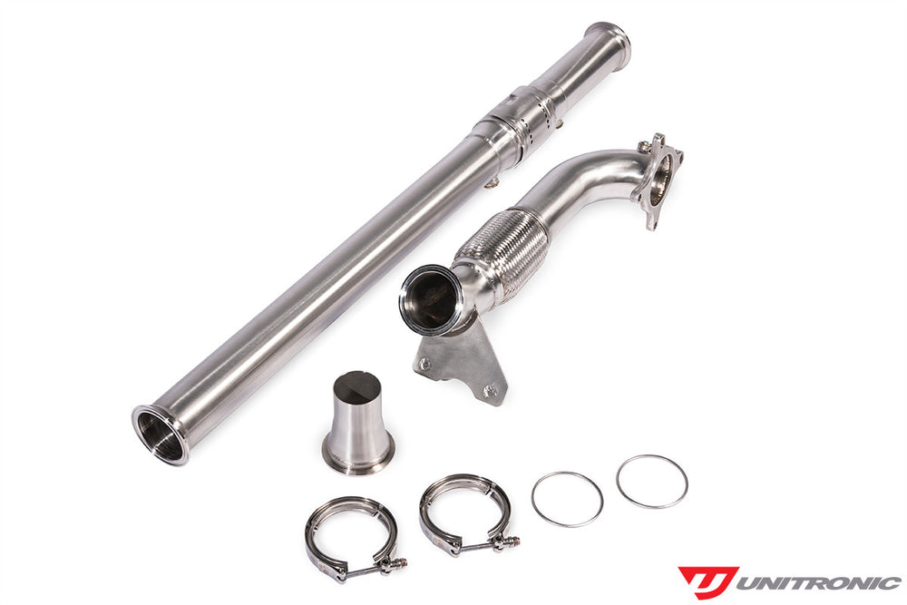 3-Inch T304 Stainless Steel Performance Downpipe w/ Cat