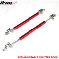 Stainless Steel Front Splitter Rods, Adjustable Pair