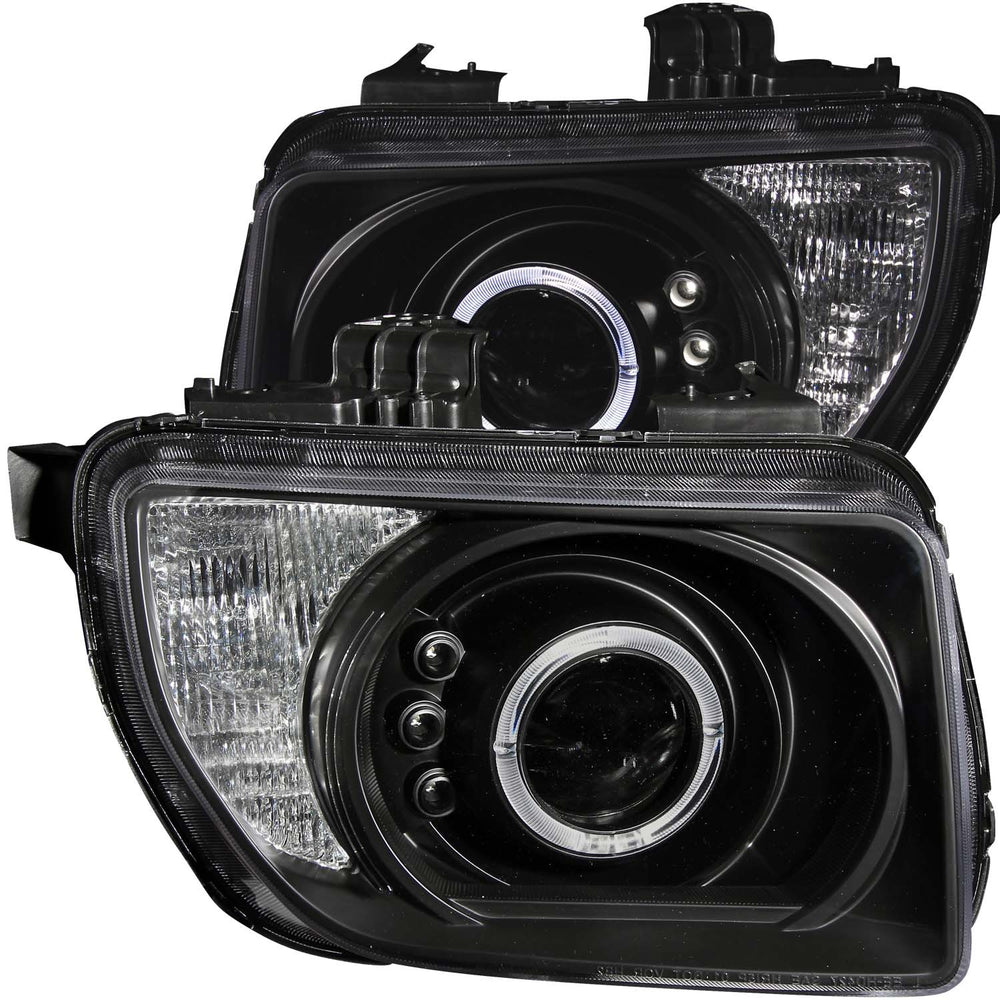 LED Halo Projector Halogen Headlights