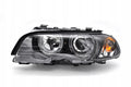 Clear Headlights w/ Angel Eyes LED