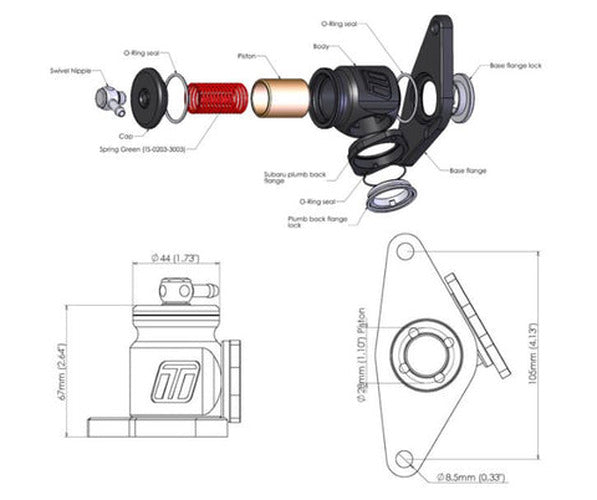 Plumb Back Blow-Off Valve