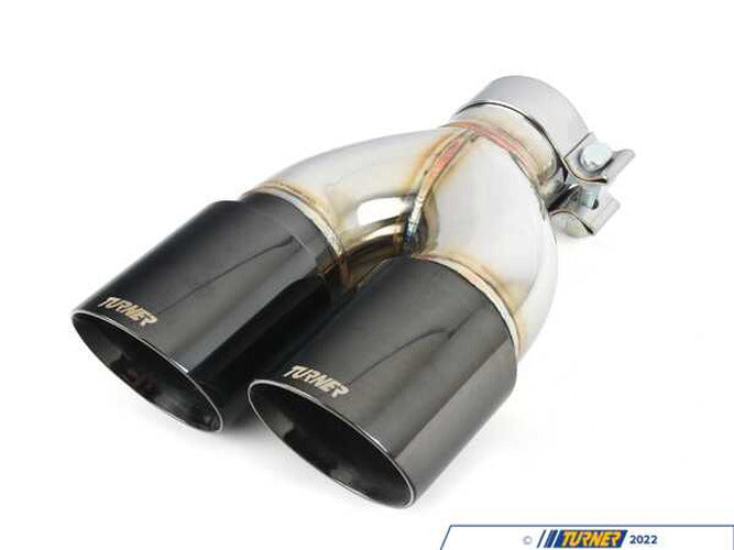 Titanium Black Chrome Double-Wall Exhaust Tip