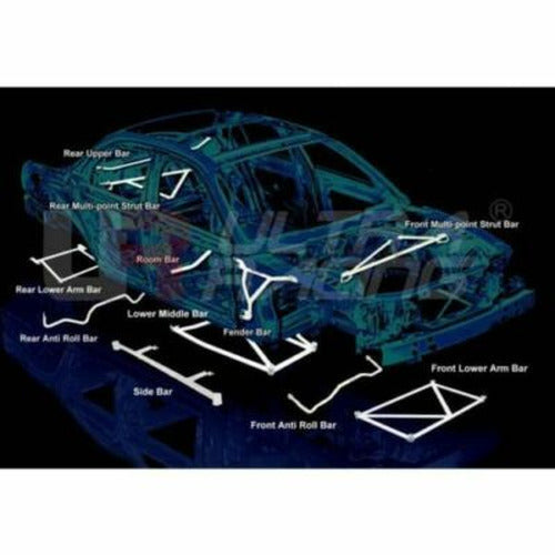 2-Point Front Upper Strut Bar