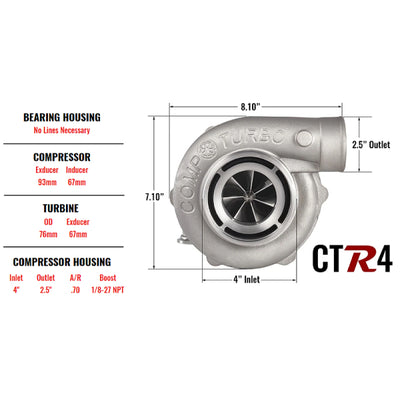 CTR3893S-6767 Turbocharger 1.0 A/R