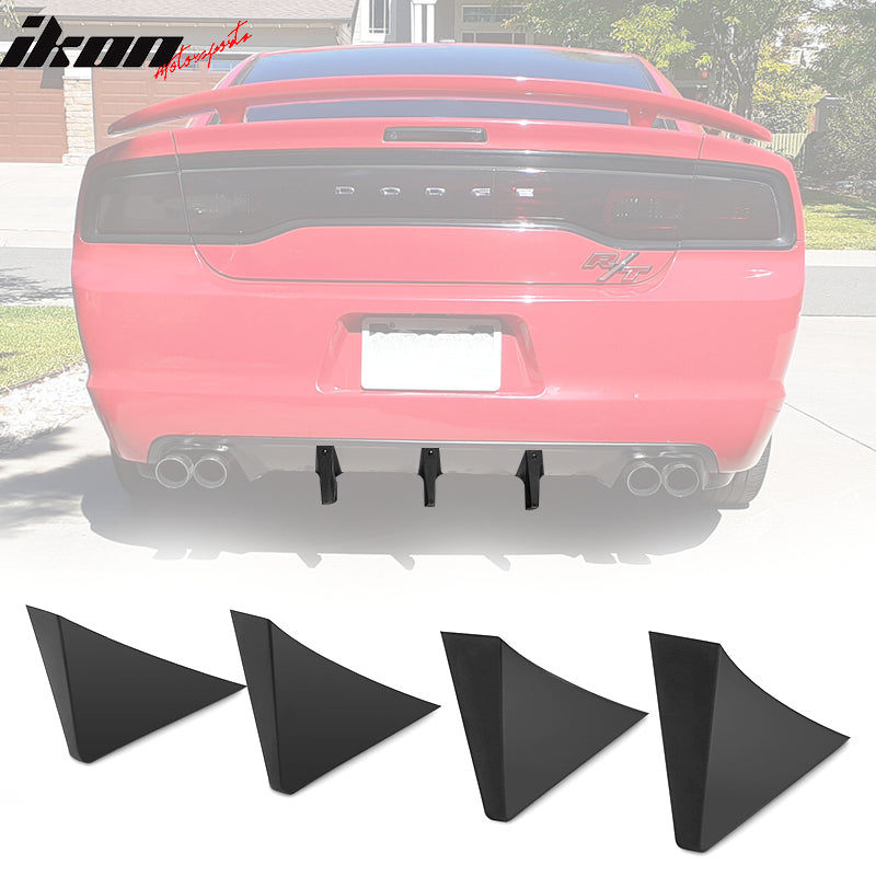 Rear Diffuser Shark Fin Set