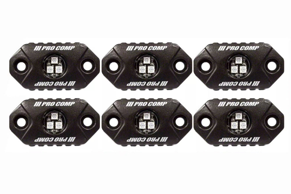 6-Piece 9W LED Rock Light Kit