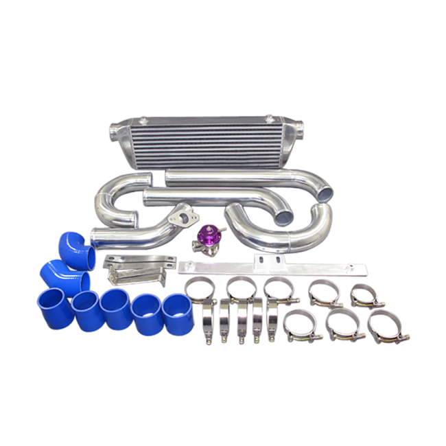 Front Mount Intercooler Kit 22x7x2.5 Inch Aluminum