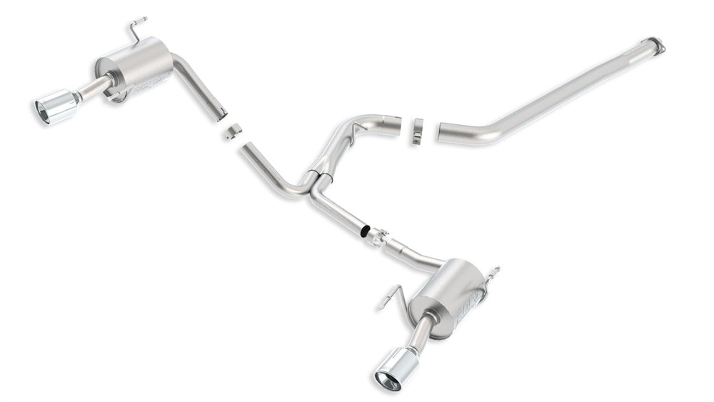 Cat-Back Exhaust System, 4-Inch Split Rear Exit