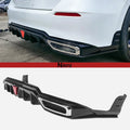 Type R Style Rear Bumper Diffuser