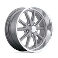 Rambler 17x7 5x114.3 1mm Offset Matte Gun Metal Machined Wheel