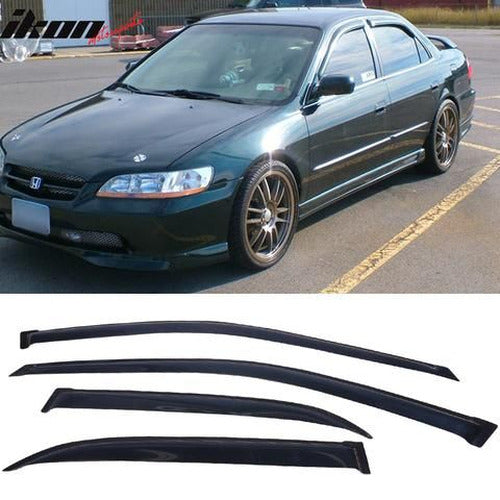 Smoke Tint Slim Window Visor Set