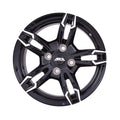 14-inch Alloy Wheel, Black Machined