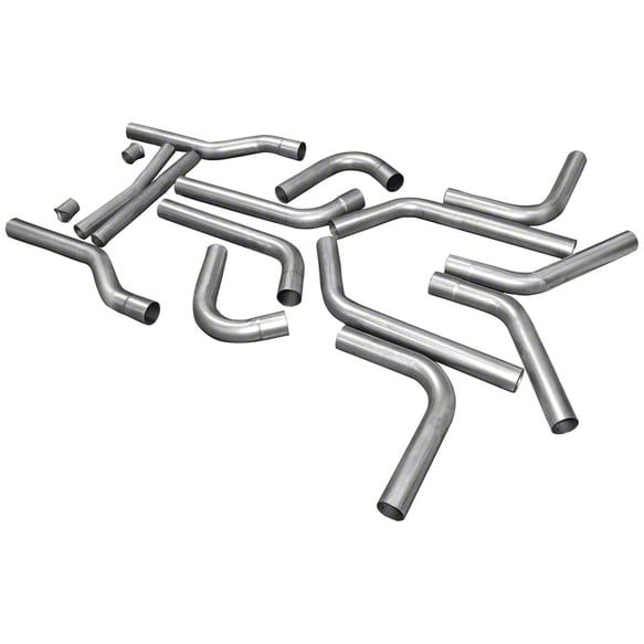 3-Inch Mandrel-Bent Aluminized Steel Dual Exhaust System Kit