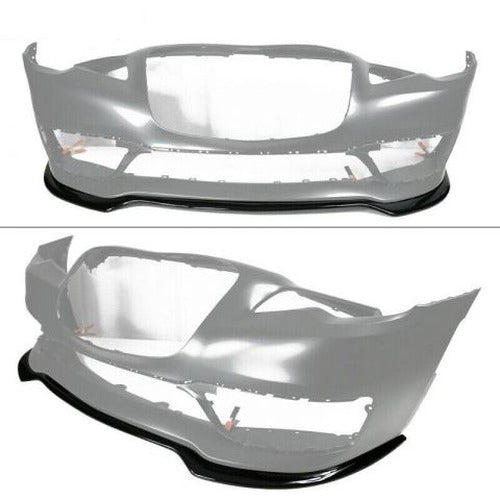 Matte Black Front Bumper Lip Spoiler