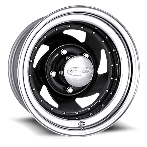 Blade Series 24 15x8 Black and Chrome Wheel