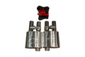 2.5-Inch T304 Stainless Steel Exhaust Muffler with Vacuum Valves