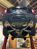 2.5-Inch T304 Stainless Steel Exhaust Muffler with Vacuum Valves