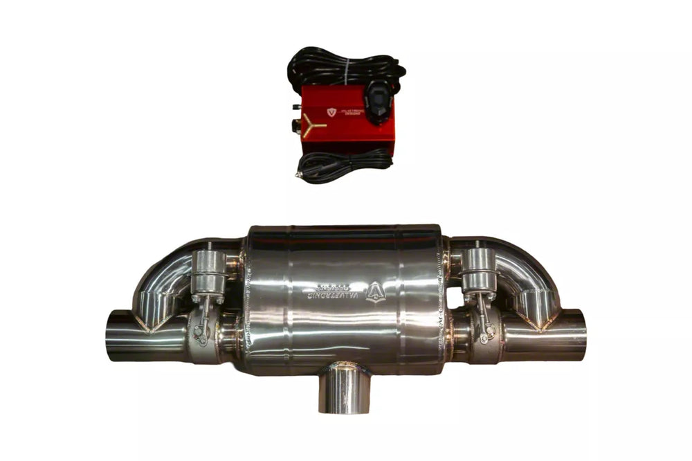 3-Inch Stainless Steel Exhaust System w/ Integrated Valve