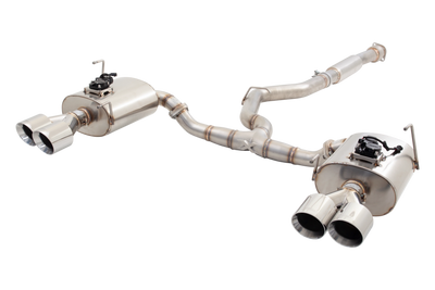 Valved Cat-Back Exhaust System, 3-Inch Mandrel-Bent