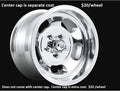Indy U101 15x8 -12mm High Luster Polished Wheel