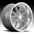 Rambler 17x7 5x114.3 1mm Offset Matte Gun Metal Machined Wheel