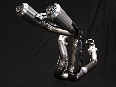 Titanium Exhaust System High-Mount