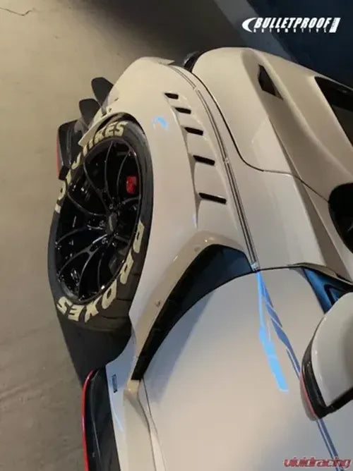 Carbon Fiber/FRP Wide Fender Kit, +30mm Front / +25mm Rear