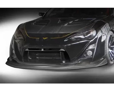 Wide Body Front Bumper with Carbon Under Lip