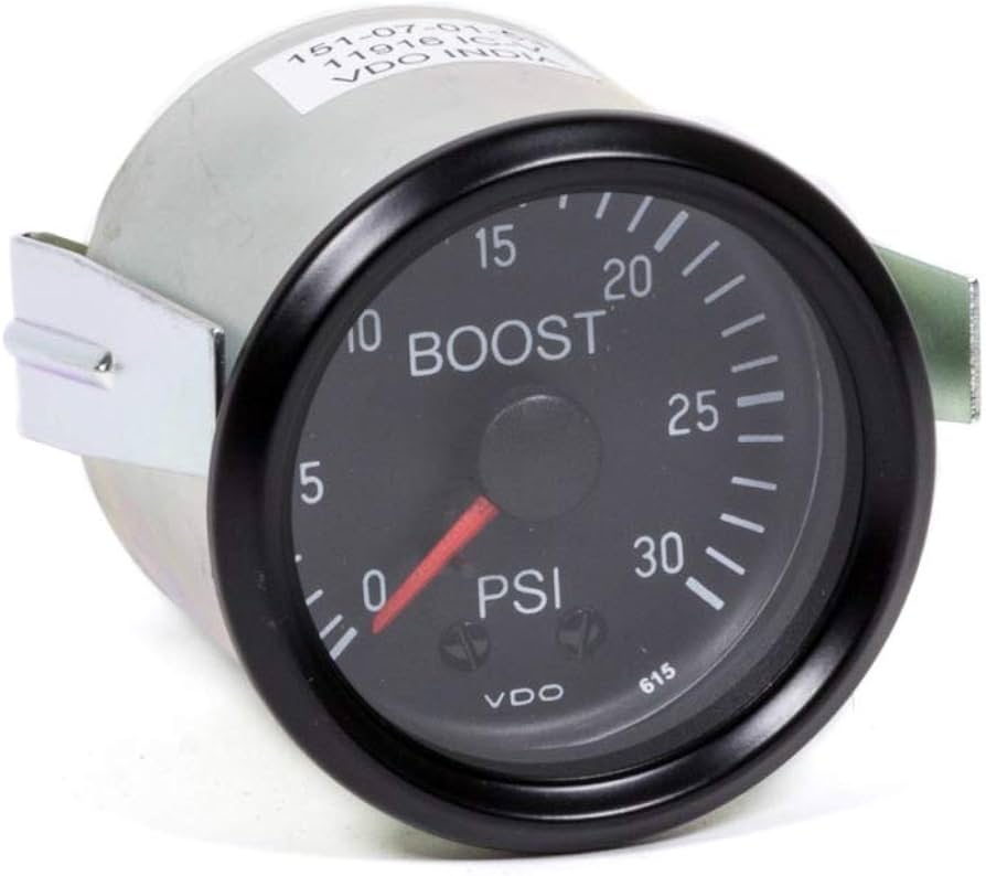 2 1/16" 0-30 PSI Mechanical Boost Gauge
