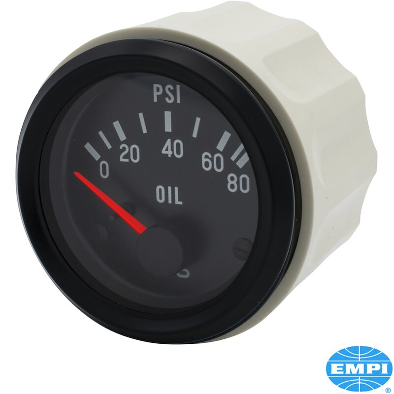 Cockpit 80 PSI 12V Fuel Pressure Gauge