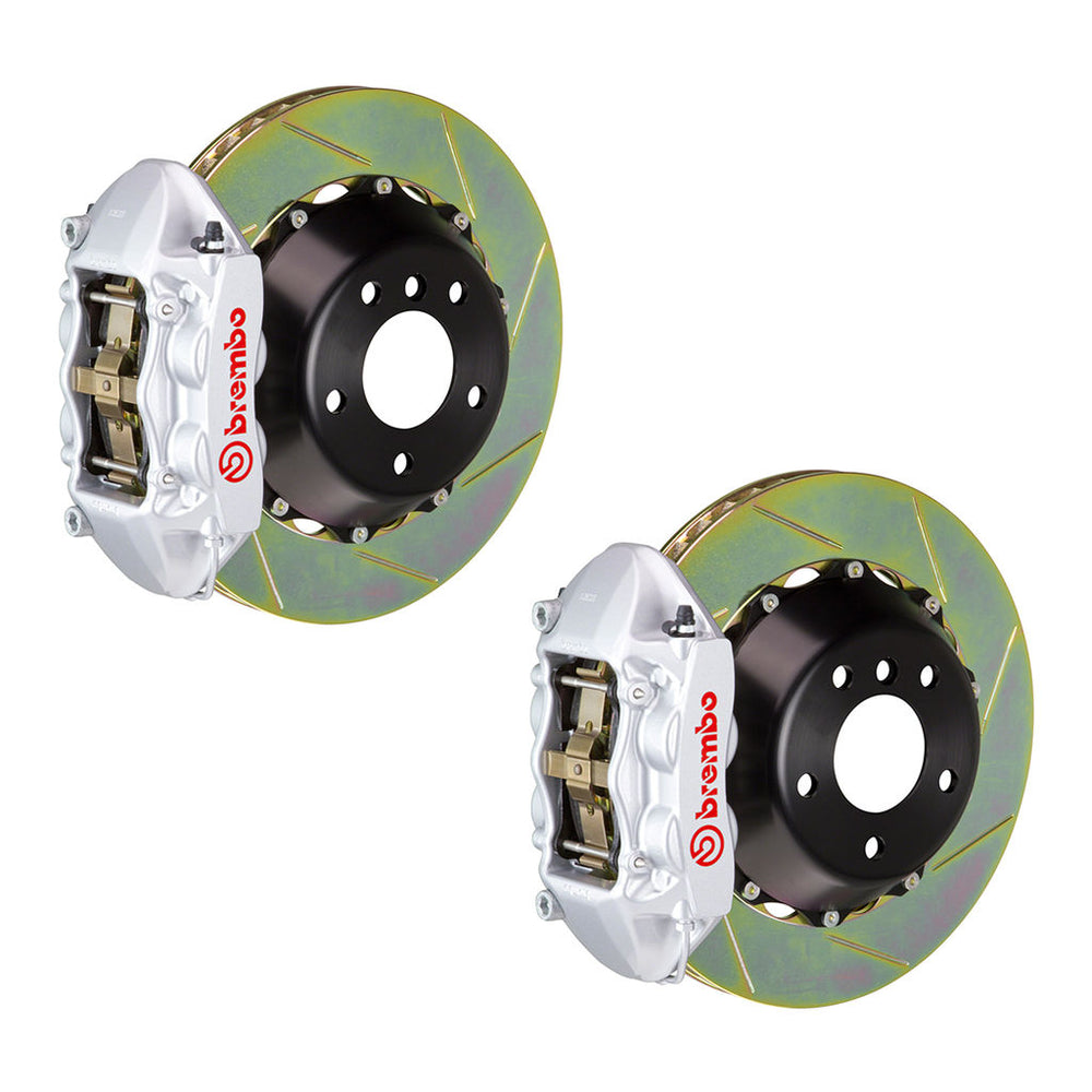 345x28mm 2-Piece Slotted Rotor 4-Piston Monobloc Big Brake Kit