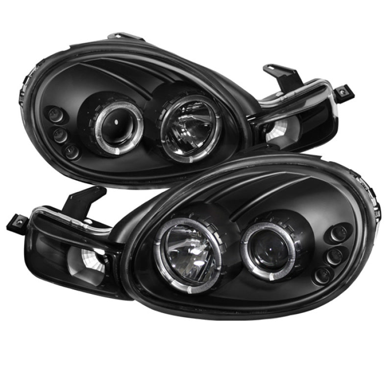 Halo Projector Headlights Black