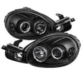 Halo Projector Headlights Black