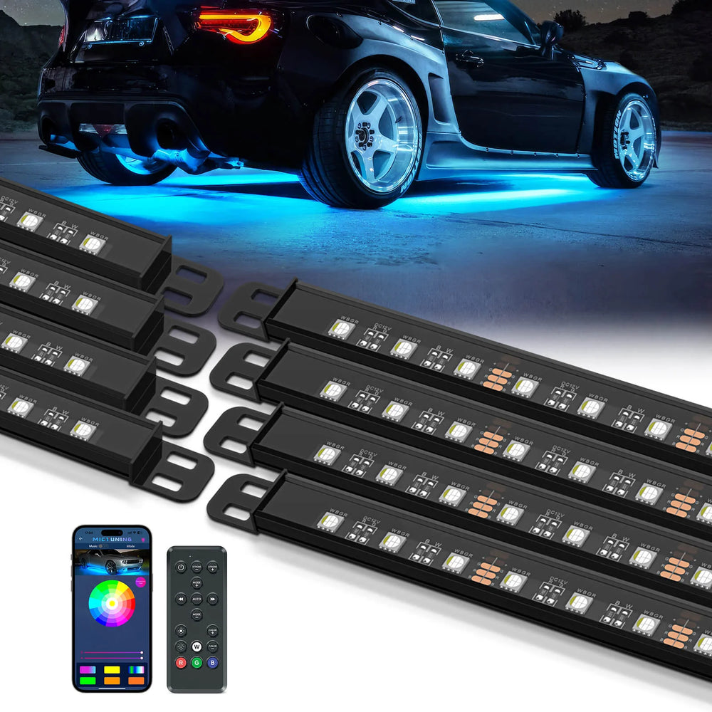 N8 8-Piece LED Underglow Light Kit