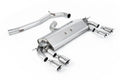 Cat-Back Exhaust System, 3-Inch Quad 100mm GT100 Polished Tips